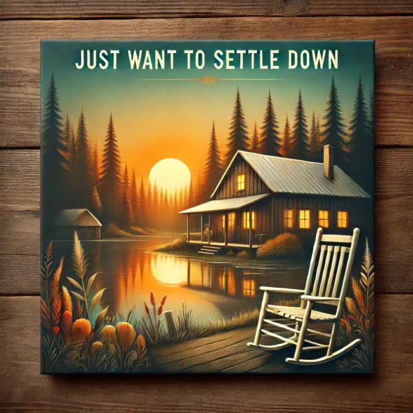 Just want to settle down